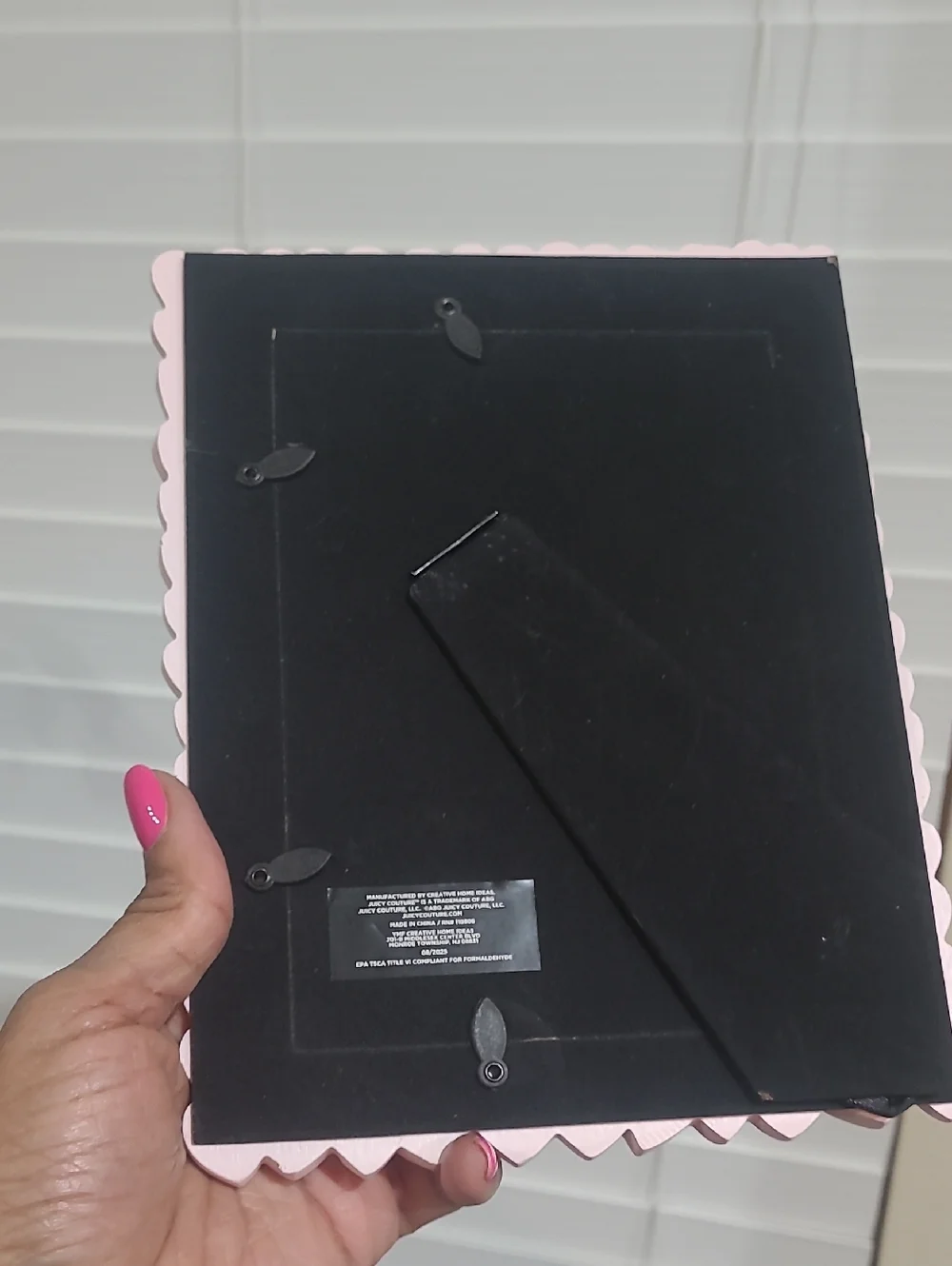 Juicy Couture Pink Heart Picture Frame - 5x7